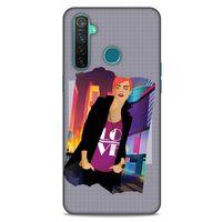Sokak Modası 52 Oppo Realme 5 Pro Kılıf Desenli Silikon