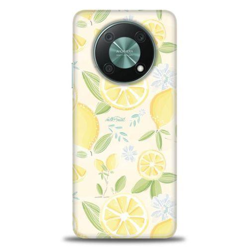 Huawei Nova Y90 Kılıf HD Baskılı Kılıf - Limon + Tam Ekran Koruyucu