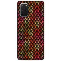 Samsung Galaxy S20 Plus Kılıf Dragons (8) Baskılı Kılıf Ejderha Deri Pembe