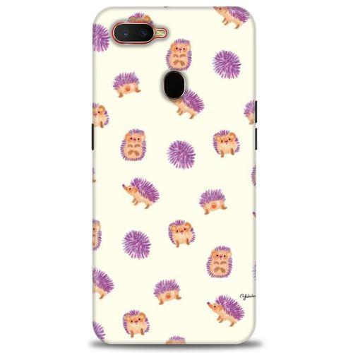 Oppo AX7 Kılıf HD Baskılı Kılıf - Minik Kirpiler + Tam Ekran Koruyucu