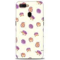 Oppo AX7 Kılıf HD Baskılı Kılıf - Minik Kirpiler + Tam Ekran Koruyucu