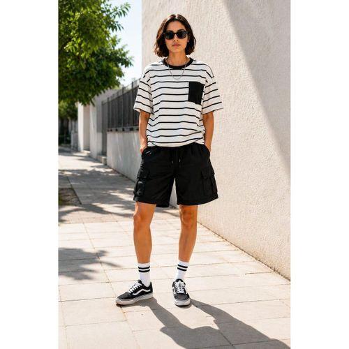 ALEXANDERGARDI Cep Detaylı Çizgili T-shirt