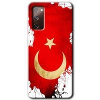 Samsung Galaxy S20 FE Kılıf Baskılı Kapak - Türkiyem +Tam Kaplayan Mat Seramik