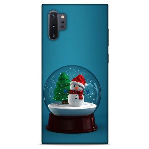 Samsung Galaxy Note 10 Plus Kılıf Snowix (12) Koruyucu Silikon Yeşil Beyaz