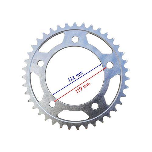 SEVGENT Honda Arka Dişli 520-39T İç 112 Mm 5 Delikli Ind Nc 750 Uyumlu X(2014-2018) 750 S(2014-2016) Öm