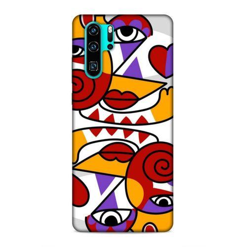 Huawei P30 Pro Uyumlu Kılıf Face'X 46 Core Armor Kılıf Illustration