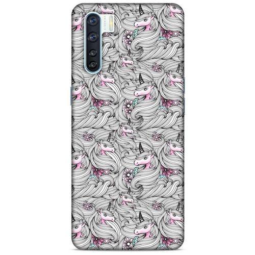 Animax Unicorn Sarmalı Oppo A91 Kılıf Desenli Silikon