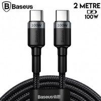 Baseus Cafule PD2.0 100W flash Şarj Usb Type-C Kablo (20V-5A) 2 Metre