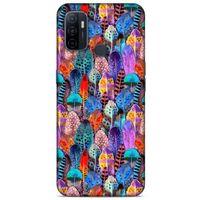 Huawei P40 Kılıf Desenli Özel Seri Tüyler (39) Liquid Crystal Kılıf