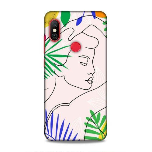 Xiaomi Mi A2 Lite Uyumlu Kılıf Face'X 8 Baskılı Kılıf Çizim Kadın