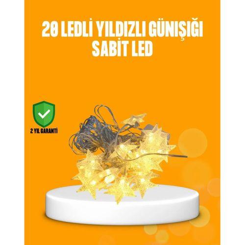 Yıldız Led Işık 5 Metre Dekoratif Aydınlatma Günışığı
