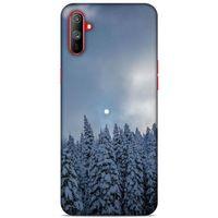 Lopard Oppo Realme C3 Uyumlu Kılıf Gece'S (25) Antişok Kapak Karbeyaz