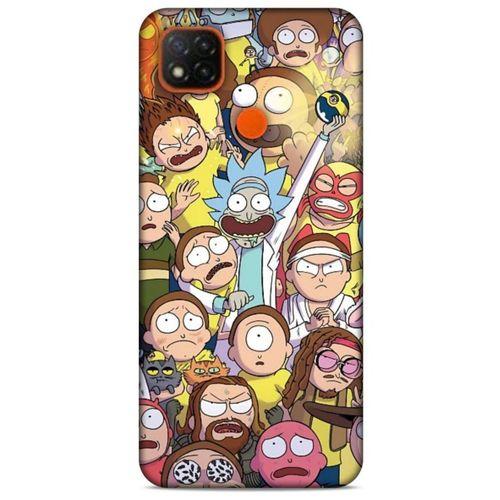Xiaomi Redmi 9C Uyumlu Kılıf Rick And Morty (34) Slim Armor Kılıf Manager Morty