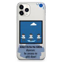 Apple iPhone 11 Pro Kılıf Adaletin Bumu Dünya Arka Kapak Koruma Desenli Full Koruyucu