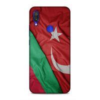 Xiaomi Redmi Note 7 Uyumlu Kılıf Azarbaijan (10) Full Koruma Kılıfı Türk & Azerbaycan Bayrak