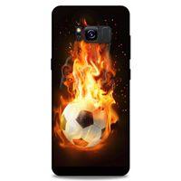 Lopard Samsung Galaxy S8 Uyumlu Kılıf FireX (36) Glitter Kılıf Futbol Topu