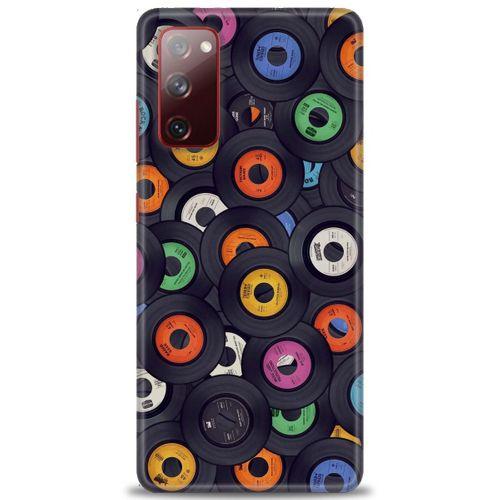 Samsung Galaxy S20 FE Kılıf HD Baskılı Kılıf - Plaklar + Tam Ekran Koruyucu