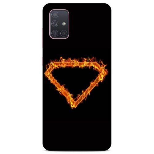Lopard Samsung Galaxy A71 Uyumlu Kılıf FireX (49) Ultra Silikon Kılıf SuperMan