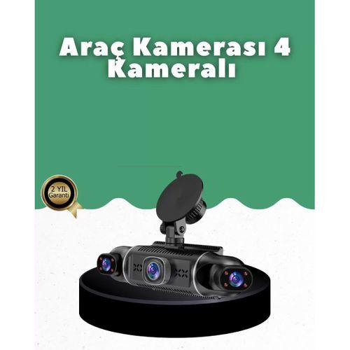1080p 4 Kanallı Araç Kamerası Gps + Wifi + G Sensör Destekli