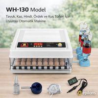 Wh-130 Kuluçka Makinesi -t.uk Kaz Hindi Ördek Ve Kuş Türleri Uyumlu Yedek Motor Hediyeli