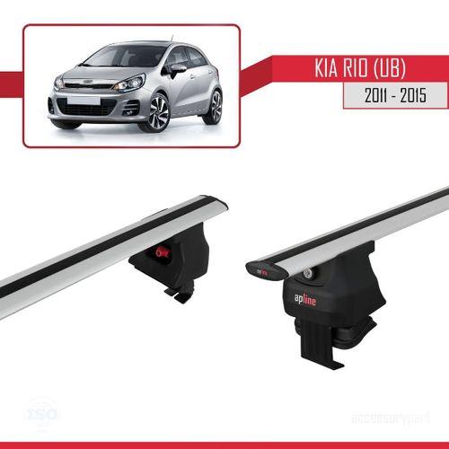 Kia Rio (UB) Hatchback 2011-2015 Arası ile uyumlu ACE-4 Ara Atkı Tavan Barı GRİ