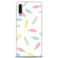 Samsung Galaxy A50 Kılıf HD Baskılı Kılıf - Renkli Dondurmalar + Tam Ekran Koruyucu