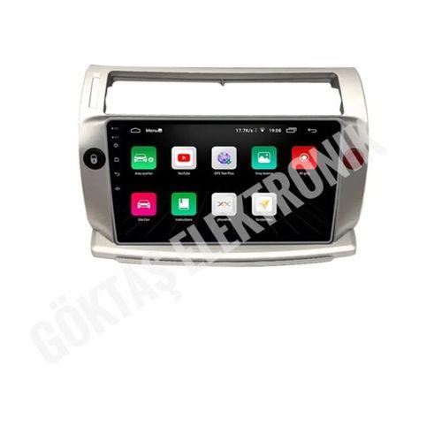 CITROEN C4 2004-2010 GRİ 4 GB RAM 64 GB HAFIZA ANDROID MULTIMEDIA TEYP