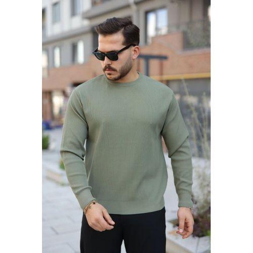 Erkek Selanik Örme Bisiklet Yaka Triko