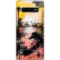 Samsung Galaxy S10 Plus Kılıf HD Baskılı Kılıf - Karışık Baskı + Tam Ekran Koruyucu