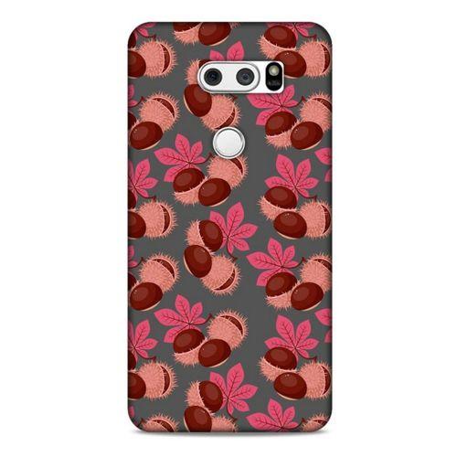 Frutix Kestane 02 LG K50S Kılıf Desenli Silikon
