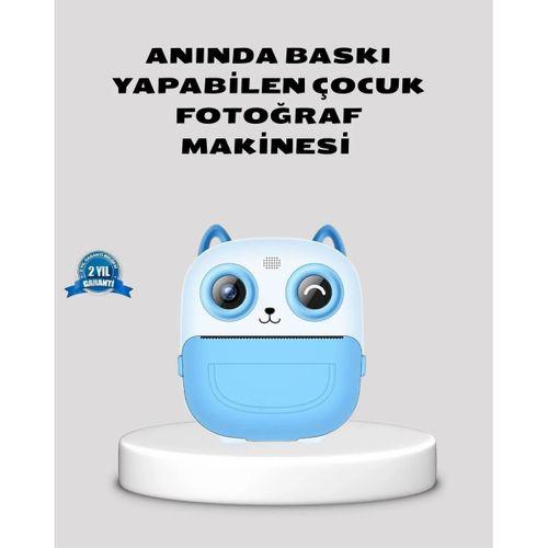 Çocuklar İçin Dijital Kamera Termal Yazıcı 48mp Çift Kamera 1300mah Batarya