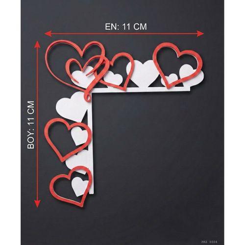 Kalp Desenli Anahtar Priz Dekoru