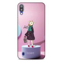 Samsung Galaxy M10 Kılıf FunnyMaX (8) Baskılı Kılıf Pembe Mavi