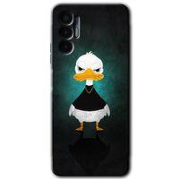 Tecno Spark 8 Pro Kılıf HD Desen Baskılı Arka Kapak - Angry Duck