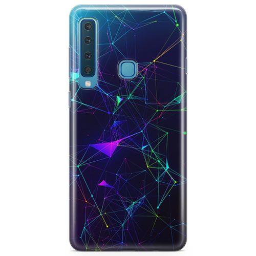 Samsung Galaxy A9 2018 Kılıf Rainbow Ağlar Arka Kapak Koruma Desenli Full Koruyucu