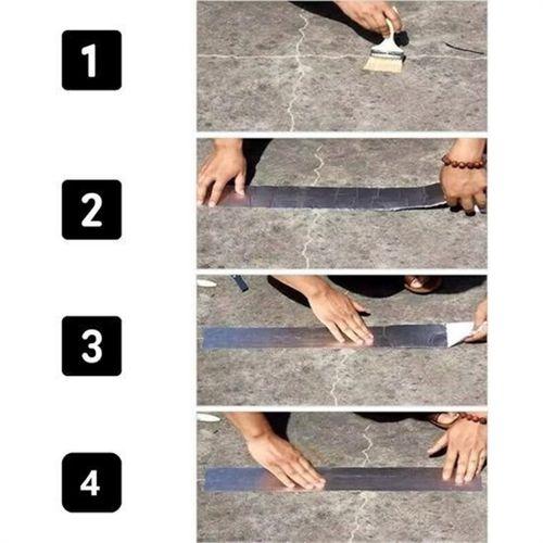 Su Geçirmez Çatlak Bandı 10cm 5m Yüksek Sıcaklık Dayanıklı Çatı Boru Duvar Onarım Çamur Bant