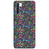 Lopard Oppo A91 Uyumlu Kılıf Soyut Sanat (31) Baskılı TPU Kılıf