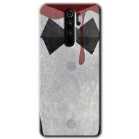 Redmi Note 8 Pro Kılıf HD Desen Baskılı Arka Kapak - Gentleman Blood