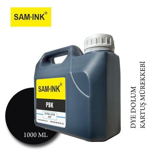 Feyink® Samink Canon Pro Serisi Plotter DYE Kartuş Dolum Mürekkebi PFI-1300 PFI-1700 PBK (Photo Black) -1000ml-