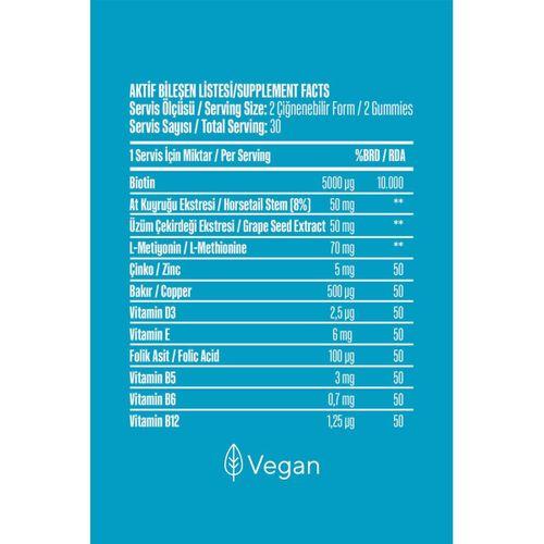 Vita Ceel Hair and Nail Gummies 60 Gummies