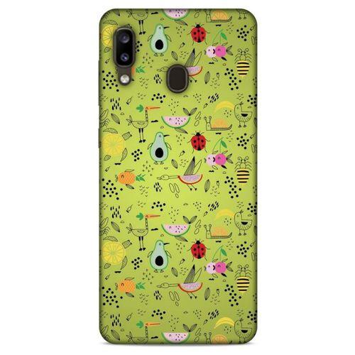 Frutix Meyve Mix 05 Samsung Galaxy A20 Kılıf Desenli Silikon