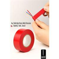 KIRMIZI Elektrik  Bandı – Yüksek Yalıtım Gücü, Kablo Sabitleme ve Elektrik Koruma İçin