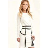 Çift Sıra Belden Bağlanan Ayarlanabilir Püsküllü Deri - Brf645