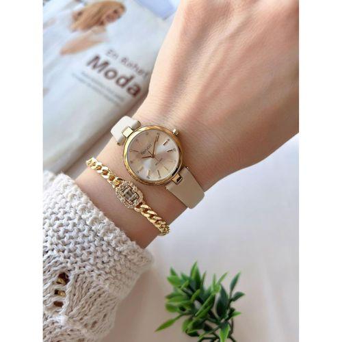 Ferrucci Kadın Kol Saati+Bileklik Özel Seri Deri Kordon VS.BLKT.0740