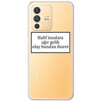Vivo V23 5G Kılıf HD Yazı Baskılı Silikon Arka Kapak - Yazı 2