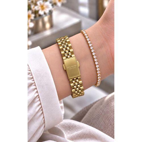 Dice Kayek Premium Vintage Kadın Kol Saati Gold Çelik Kordon 5 ATM Su Geçirmez Bileklik Hediyeli 720