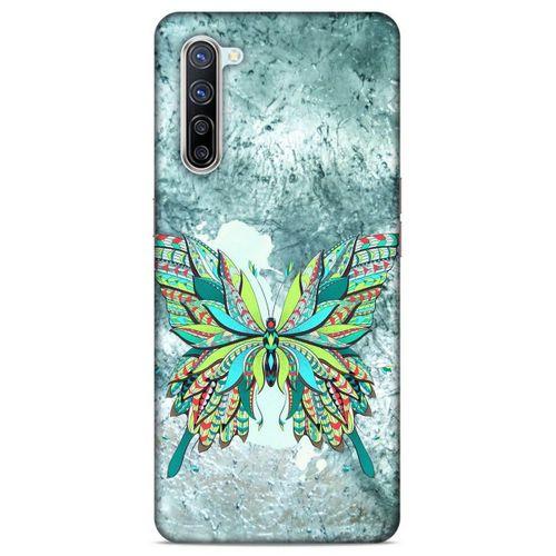 Lopard Oppo Reno 3 Pro 5g Uyumlu Kılıf Tattoo's (22) Tam Koruma Kılıfı Kelebek Dövme