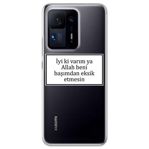 Xiaomi Mi Mix 4 Kılıf HD Yazı Baskılı Silikon Arka Kapak - Yazı 11
