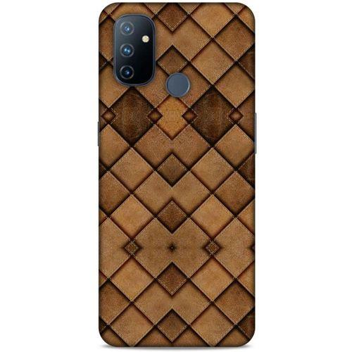 Huawei P40 Pro Kılıf Patchwork (26) Tpu Silikon Kılıf Açık Kahverengi