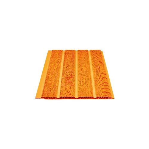 Fugalı Açık Meşe Plastik PVC Duvar Tavan Lambiri / 50 Adet 20cm x 2 Metre - 20 Metrekare